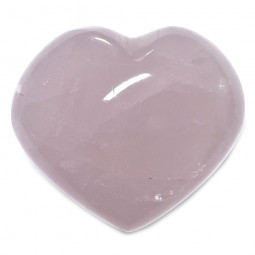Coeur en Quartz Rose - 70 Grammes