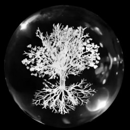 Boule de Cristal Arbre de Vie