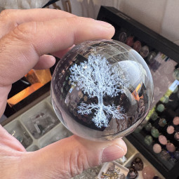 Boule de Cristal Arbre de Vie