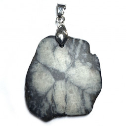 Pendentif en Chiastolite Brute