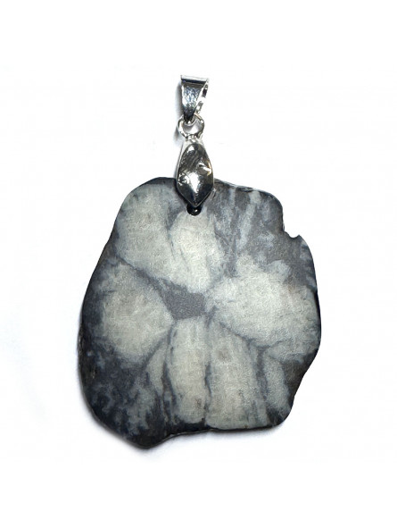 Pendentif en Chiastolite Brute