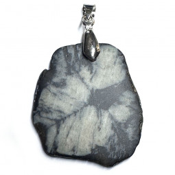Pendentif en Chiastolite Brute