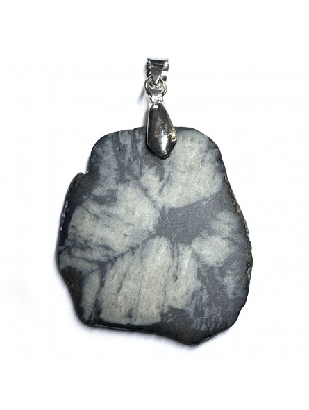 Pendentif en Chiastolite Brute