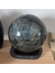 Socle en Shungite pour Sphères et minéraux