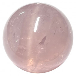 Sphère en Quartz Rose Étoilé - 140 Grammes