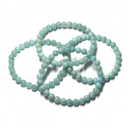 Bracelet en Amazonite - Boules de 6 mm