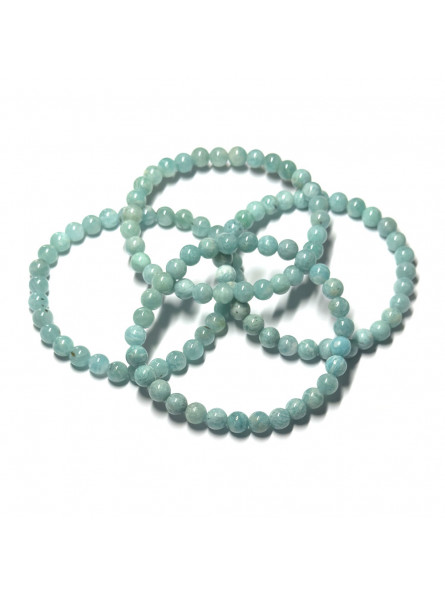 Bracelet en Amazonite - Boules de 6 mm