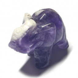 Éléphant en Améthyste