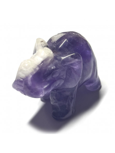 Éléphant en Améthyste