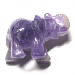 Éléphant en Améthyste