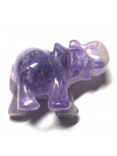 Éléphant en Améthyste