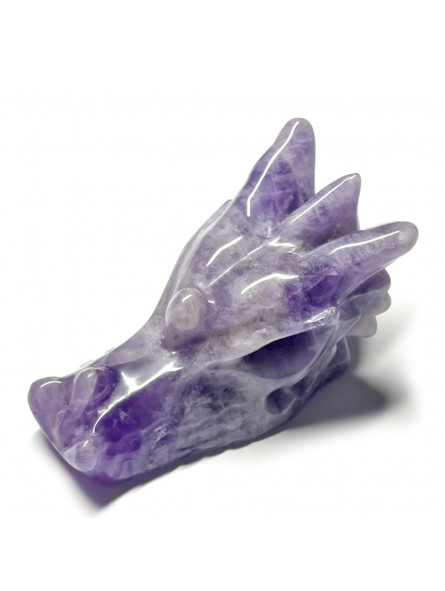 Tête de Dragon en Améthyste