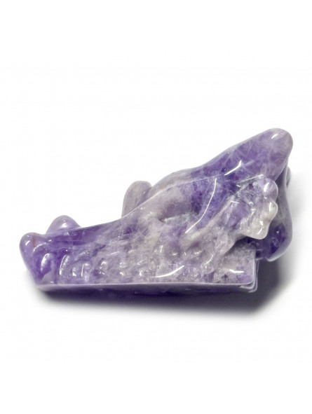 Tête de Dragon en Améthyste