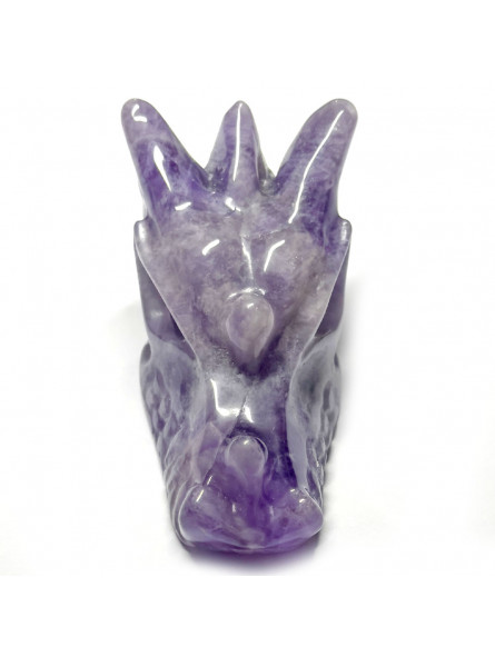 Tête de Dragon en Améthyste