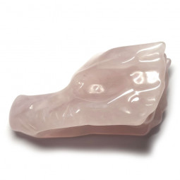 Tête de Dragon en Quartz Rose