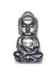 Statuette Bouddha en Obsidienne Argentée - 5 cm