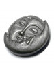 Soleil et Lune en Obsidienne Argentée - 4 cm