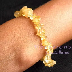 Bracelet Baroque en Citrine
