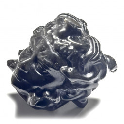 Tête de Médusa en Obsidienne Argentée