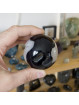 Sphère en Onyx ou Agate Noire Cristallisée