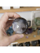 Sphère en Onyx ou Agate Noire Cristallisée - 227 grammes
