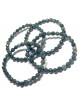 Bracelet en Agate Mousse - Boules Facettées