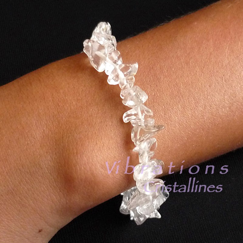 Bracelet en Cristal de Roche de Style Baroque Bracelet en Cristal de Roche de Style Baroque