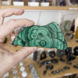 Tranche de Malachite - 125 grammes