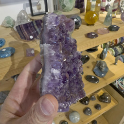 Druse d'Améthyste du Brésil 572 grammes