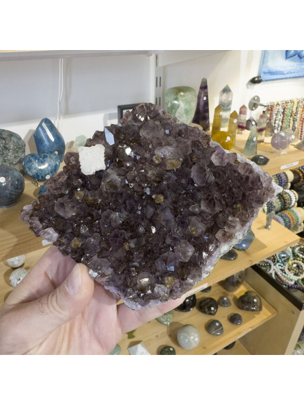 Druse d'Améthyste du Brésil 967 grammes