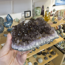 Druse d'Améthyste du Brésil 967 grammes