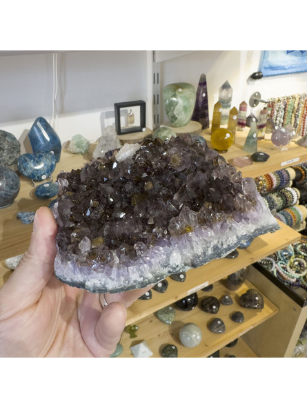 Druse d'Améthyste du Brésil 967 grammes