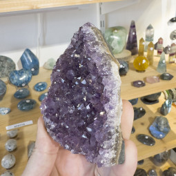 Mini Géode d'Améthyste d'Uruguay 400 grammes