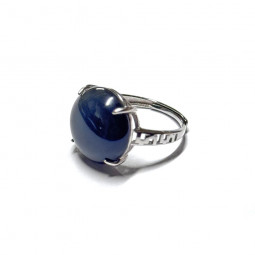 Bague Obsidienne Oeil Céleste en Argent 925