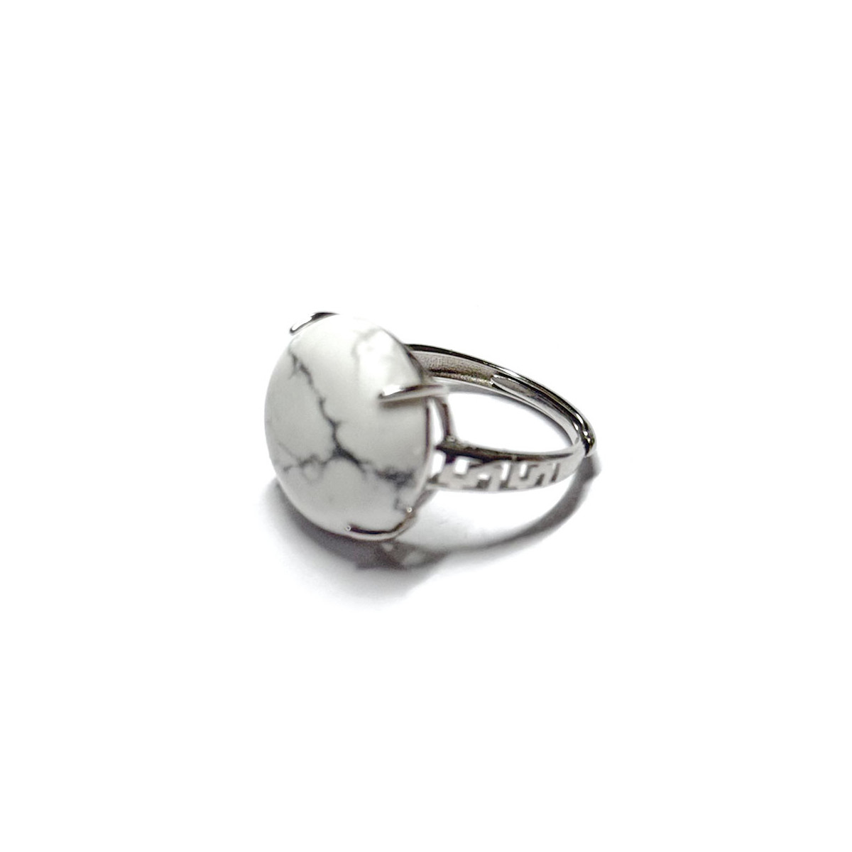 Bague Howlite en Argent 925