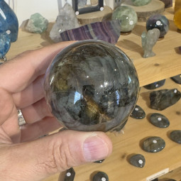 Sphère en Labradorite de 6 cm