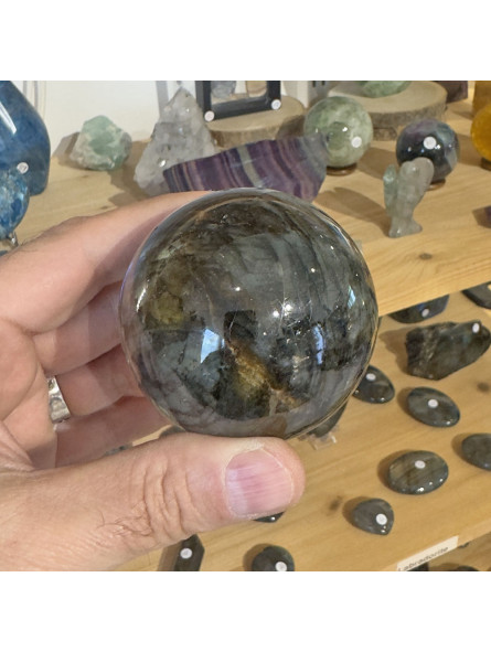 Sphère en Labradorite de 6 cm