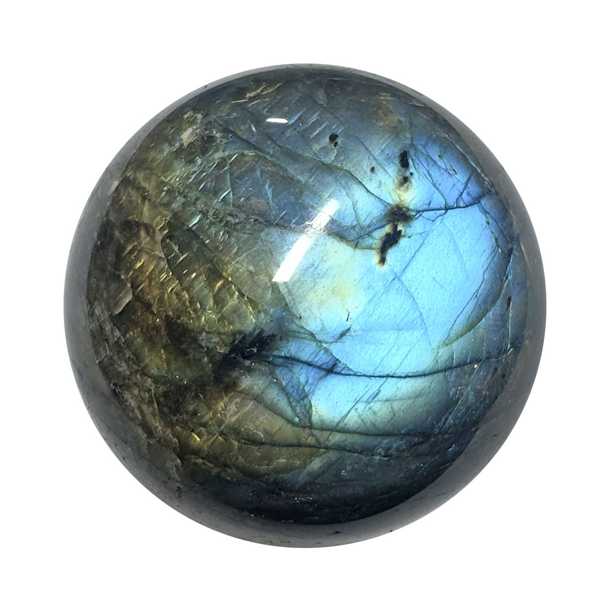 Sphère en Labradorite EXTRA de 63 mm de Diamètre