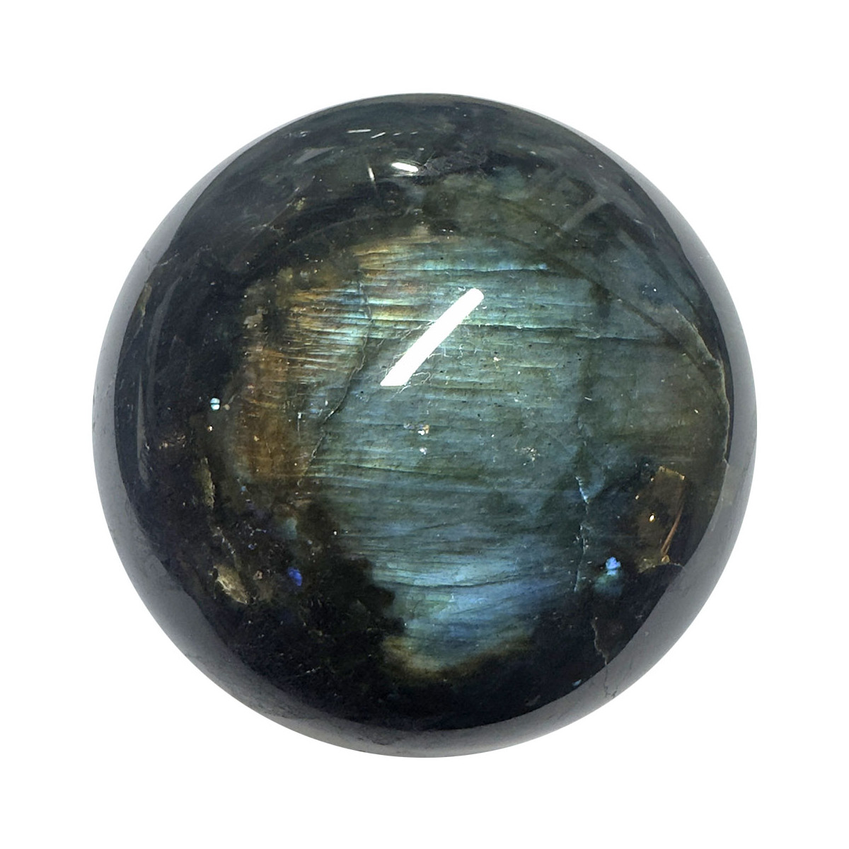 Sphère en Labradorite EXTRA de 68 mm de Diamètre