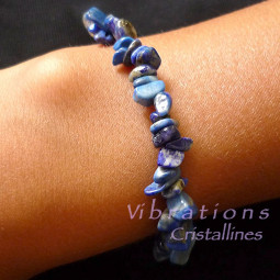 Bracelet en Lapis-Lazuli de Style Baroque