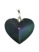 Pendentif Coeur en Obsidienne Oeil Céleste - 35mm