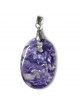 Pendentif Cabochon Ovale en Charoïte