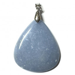 Pendentif cabochon en Angélite