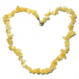 Collier Baroque en Calcite Jaune