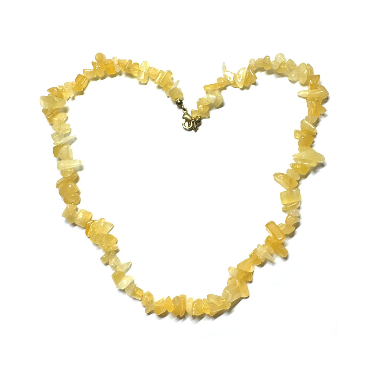 Collier Baroque en Calcite Jaune