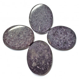 Galet Chakra de Lépidolite Violette