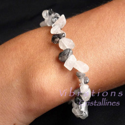 Bracelet Baroque en Quartz Tourmaline