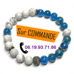 Bracelet Boules Apatite &...