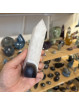 Pointe en Agate Drusy - 15 cm