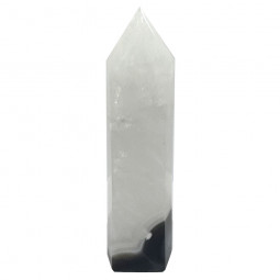 Pointe en Agate Drusy - 15 cm